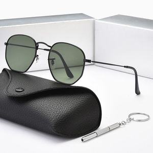 Polariserade solglasögon för kvinnor och mäns designglasögon anti-ultraviolet retro platta amerikanska glasögon mode körglasögon Sonnenbrille Lunettes
