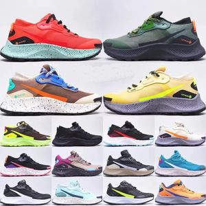 Trail Pegasus 3 GTX Laufschuhe für Herren Damen Trainer 3s Designer-Basketballschuhe Rugged Orange Celery Volt Black Bright Crimson Outdoor Sports Sneakers 36-45