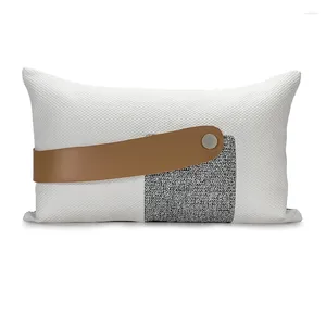 Cuscino Decorativo Ramadan Per La Sedia Della Camera Da Letto Cuscini Del Divano Patchwork In Cotone Marrone Pu Pelle Vita Ornamentale