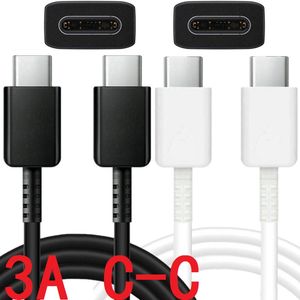 1M 3ft 25W 3A نوع الشحن السريع C كبل USB Cable USB C CABLES CABLES لـ Samsung Galaxy S8 S10 NOTE 10 S20 S22 S23 Huawei Android Phone