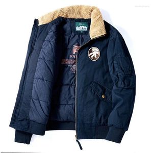 Giacche da uomo Bomber da uomo Cappotti invernali più spessi Piumini caldi di qualità Verde militare Capispalla casual 5XL