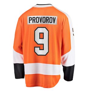 2023 Novo atacado Ed Ice Hockey Jerseys Filadélfia 9 Ivan Provorov 14 Sean Couturier 79 Hart 11 Tkonecny