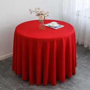 Table Cloth 140cm Wedding Christmas Decorative Round Tablecloths Dining Cover Birthday Banquet Home