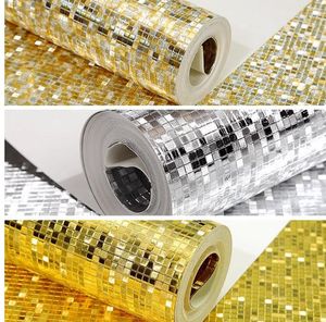 Gold 3D wallpaper personality simple restaurant clothing haircut wallpaper waterproof roll wallpapers