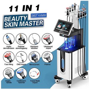 11 in 1 hydra Microdermabrasion beauty machine oxygen spray blackhead removal Water Dermabrasion Aqua Peeling facial skin care SPA equipment Scalp Care device
