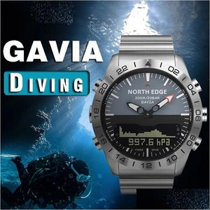 Outdoor Gadgets Compass Mens Intelligent Business Leisure Waterproof Watch Swimming Sports Pedometer High Pressure Depth Diving Drop Dh7Dc
