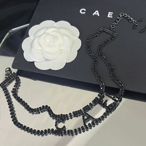 Mulheres charme diamante gargantilha colares de alta qualidade boutique corrente colares outono estilo luxo jóias longa corrente natal nova mulher amor presente colar