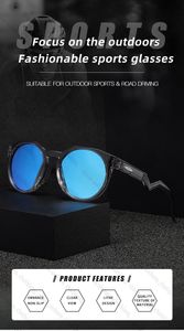 Uv400 Polaryzowanie kolarstwa okularów przeciwsłonecznych projektant mężczyzna Kobieta sport