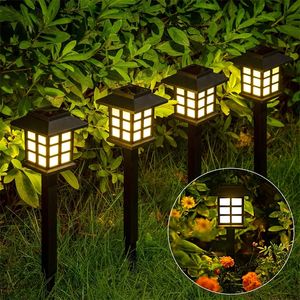 LED Solar Pathway Lights Lawn Lamp Outdoor Solar Lamp Decoration for Garden Yard Landscape Patio Driveway Walkway Lighting