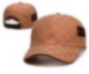 Дизайнерская бейсболка Уличные каскеты Встроенные кепки для мужчин и женщин Унисекс Регулируемая буква G Шапки для взрослых с вышивкой 8 цветов G-2