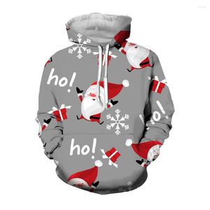 Hoodies masculinos presentes de natal impressão 3d homens mulheres moda rua moletom hip hop harajuku casual moletom com capuz meninos meninas crianças roupas legais