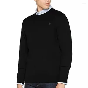 Pulls pour hommes Coton O-Cou Pull Hommes Pull Solide Casual Paon Logo Fit Manches Longues Blaine Jumper Undershirt