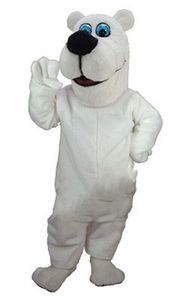 Halloween Halloween White Bear Mascot Costumes Halloween Fancy Party Dress Cartoon Character Carnival Xmas Easter Advertising Birthday Party