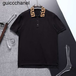 Designer New 23ss Short Sleeve Polo Fashion Polos Women's Men's S Casual Chest Head Shirt Clothing S T-shirt