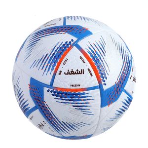 Palloni Pallone da calcio di alta qualità Misura ufficiale 5 Materiale PU Senza cuciture Resistente all'usura Partita Allenamento Calcio Futbol Voetbal Bola 231030