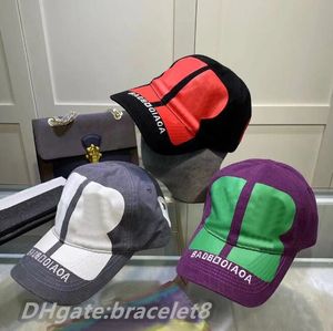 Marca de moda letras bordados bonés gorro clássico esporte designer 4 temporada hip hop bola boné unisex casquette chapéu multi cores de alta qualidade presente de natal