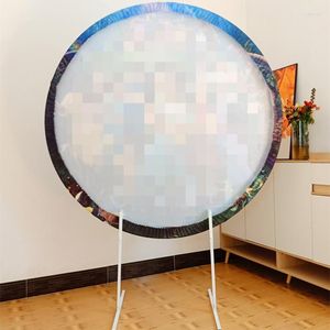 Party Decoration Iron Circle Metal Backdrop Arch Stand Birthday Decorations Balloon Frame Wedding Deco Arches Round Background Cover