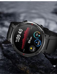 T30 Top Ranking 1,6 Zoll großer runder Bildschirm Man Sport wasserdichter Smartatch mit 600 mAh großer Batterie Smart Watch für Männer Fitness