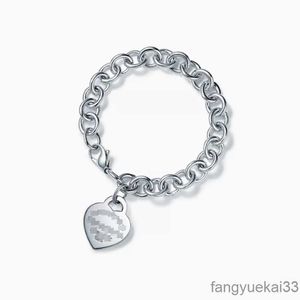 Designer Jewelry Bracelet for Women Classic t Home 925 Sterling Silver Heart Brand New Diamond Arrowhead Love Pendant Bracelet Fashion Handwear
