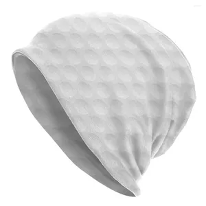 Boinas de malha chapéu golfballs impressão boné bonnet acessórios para adultos
