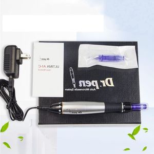 Elektrischer DermaPen Auto Microneedle System Einstellbare Nadellängen 025mm-30mm Dr Pen A1 Stamp Micro Needles Roller Ojgir