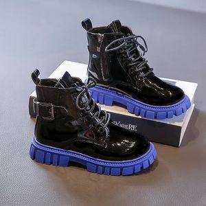 Botas outono meninas designer vestido de inverno sapatos legais para menina bonito criança bebê crianças couro tornozelo casual princesa crianças 231030