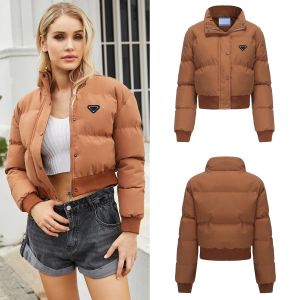 Brand Fashion Designer Women's Short Down Jackets Parkas Lady 2023 New Women's Short Cotton Coats Winter Thickened Warmth Loose Outerwear Casual Coat