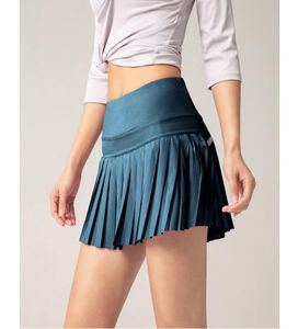 Tennis kjol yoga shorts gym outfitshaping clothes kvinnor som kör sport fitness golf kjolar med ficka sexiga byxor andningsbara vädjan 7677214