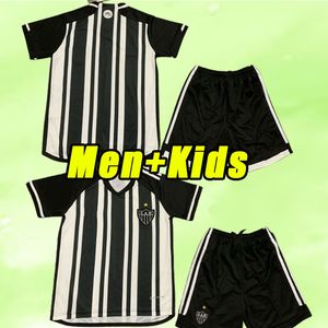 MEN KIDS 2023 2024 ATLETICO MINEIRO SOCCER JERSEYS MANTO DA MASSA 23 24 FRED CAZARES OTERO MOURA ELIAS ROBINHO VALDIVIA ADILSON FOOTMOLOL SHIRD CHILD HOME KITS