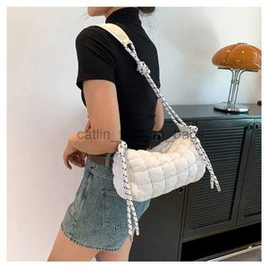 Shoulder Bags Handbags Casual nylon bag suitable for female designers Soulder bag large capacity down mat flat bottom handbag quilt and bagcatlin_fashion_bags