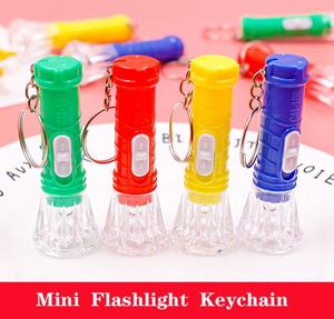 Transparent Mini Flashlight Electronic Luminous Portable Flashlight Kids Prizes Customized Small Gifts Whole3213540