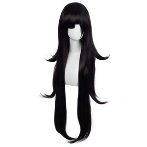 New 100 Cm Long Dangan Ronpa Tsumiki Mikan Cosplay Danganronpa Men Women Heat Resistant Synthetic Hair Anime Wigs C40K215