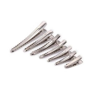 20-50pcs/lot 30/40/45/55/60mm klipler Tek Prong Alligat Dişli Diyal Saç Makinesi DIY saç klipsleri için Boş Ayar Mücevher Yapma Temel Mücevher Yapma Bulguları