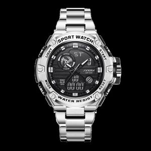 Męska fajna sportowa edycja limitowana wielofunkcyjne zegarki o wysokiej jakości wodoodporne świecące w ciemności zegarek kwarcowy