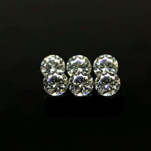 Günstige kleine Größe 0,7 mm-1,6 mm, 3A-Qualität, simulierter Diamant, weiße, runde Form, Zirkonia, lose CZ-Steine für Schmuck, Makin2952