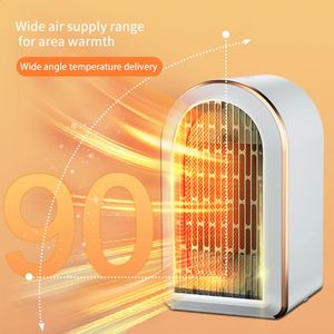 سخانات منزلية سطح المكتب السخان الكهربائي 1200W PTC تسخين محمولة سخان الهواء الساخن الموفر للطاقة سخان الهواء الدافئ 231031