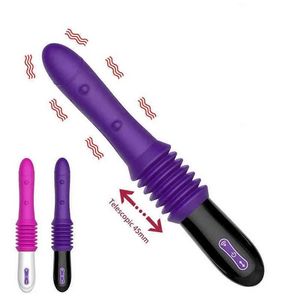 Вибраторы Выдвижная вибрационная волшебная палочка-массажер Вагинальная мастурбация Секс