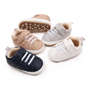 Första vandrare Citgeeautumn spädbarn baby pojkar flickor Crib Shoes Cute Leather Sneakers Sole