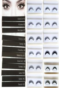 39 Style Upcale Box False Eyelashes Handgjorda falska fransar Voluminösa ögonfransar Makeup9124461