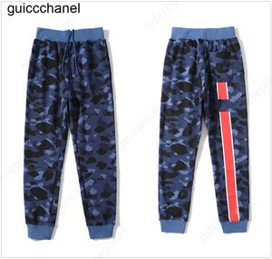 designer byxor tryckt camo casual byxor last 23SS Sweatpant Sweatpants jogga överdimensionerade fi -mens byxor apor lysande serie svarta byxor