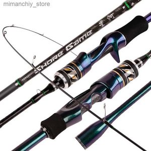 Varas de pesca para barco Vara de pesca ultraleve Fibra de carbono Pólo de fiação / fundição 1,5-1,8m Isca superior sólida WT 2-8g Linha WT 2-6LB Varas de pesca rápidas para truta Q231031