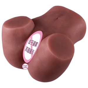 AA Designer Sex Doll Toys Unisex Brown Aircraft Cup Real Man Double Hole Male Masturbator Simulated Physical Doll Pussy Buttocks Big Buttocks