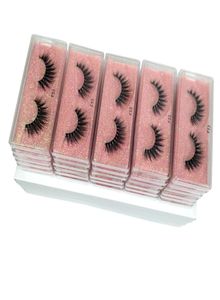 Całe 3D Norek Fałszywe rzęsy 10 Style Puszysty, delikatne fałszywe rzęsy Naturalne przedłużenie rzęs Lash Natural Długie Makeup Eye