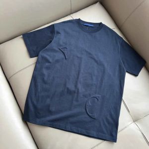 Najlepsze designerskie luksusowe modę Summer High Street Cotton Casual Sports T-shirt z krótkim rękawem alfabet druk importowany haft dla mężczyzn i kobiet