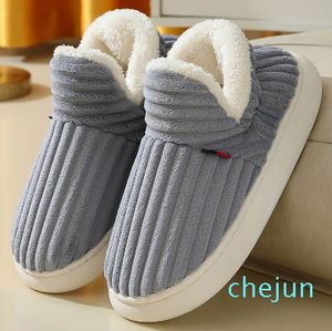 heel cotton shoes winter suede platform stripe pink green women's indoor household thermal sleeve cotton shoes