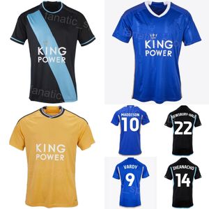 23 2024 Soccer 14 Kelechi Iheanacho Jersey Club 10 Stephy Mavididi 9 Jamie Vardy 22 Kiernan Dewsbury-Hall 30 Mads Hermansen Football Shirt Kits Sport Laisitechengeng