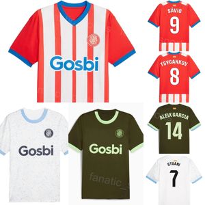 Girona Soccer 7 Cristhian Stuani Jersey 2023 24 Club 9 Artem Dovbyk 14 Aleix Garcia 21 Yangel Herrera 5 David Lopez 20 Yan Couto Football Shirt Kits Uniform Sport