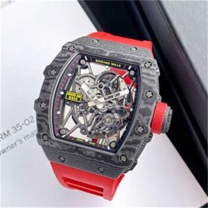 Relógio Mecânico Automático Swiss Richarmill Relógios de Pulso Relógios de Movimento RM35-02 Moda Masculina Lazer Negócios Esportes Máquinas Relógio WN-AZOR