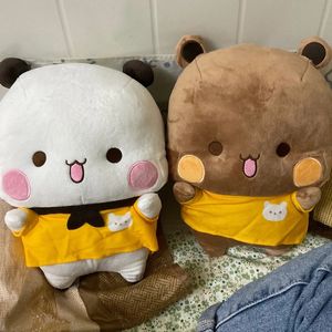 Pluszowe poduszki poduszki Yier Panda Plush Toy Bubu i Dudu Cute Cartoon Panda Bear Doll Kwaii Toys Dift Tiktok 30cm Cute Pillow Fashion 231030