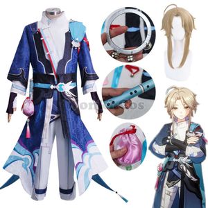 Игровой костюм Yanqing Honkai Impact, полный комплект одежды для косплея, ролевая игра для мужчин, карнавальная одежда на Хэллоуин